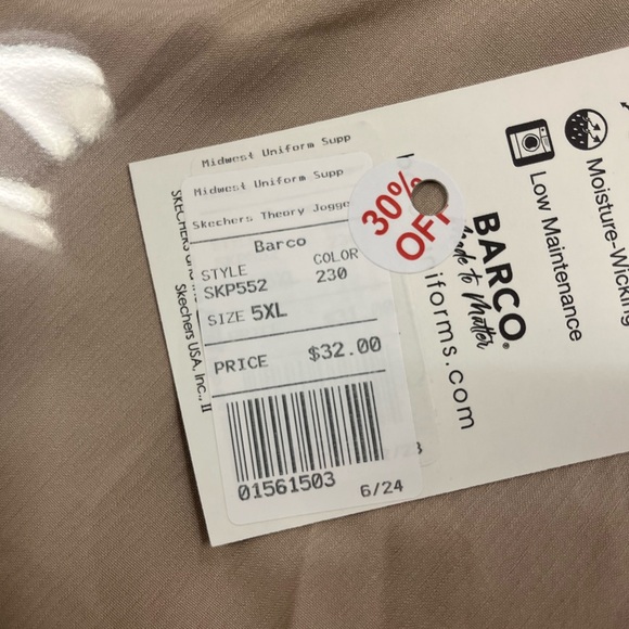 NWT Sketchers Barco Women’s Khaki Jogger Scrub Pants Multi Sizes - Picture 14 of 15